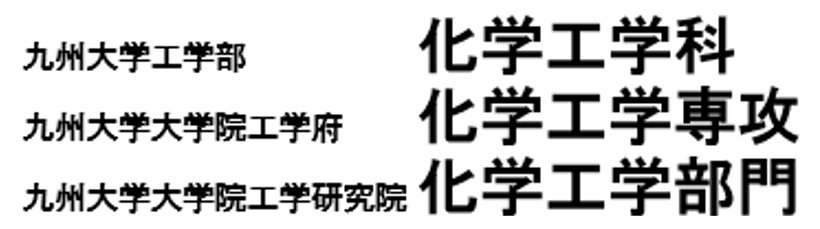 九州大学 化学工学