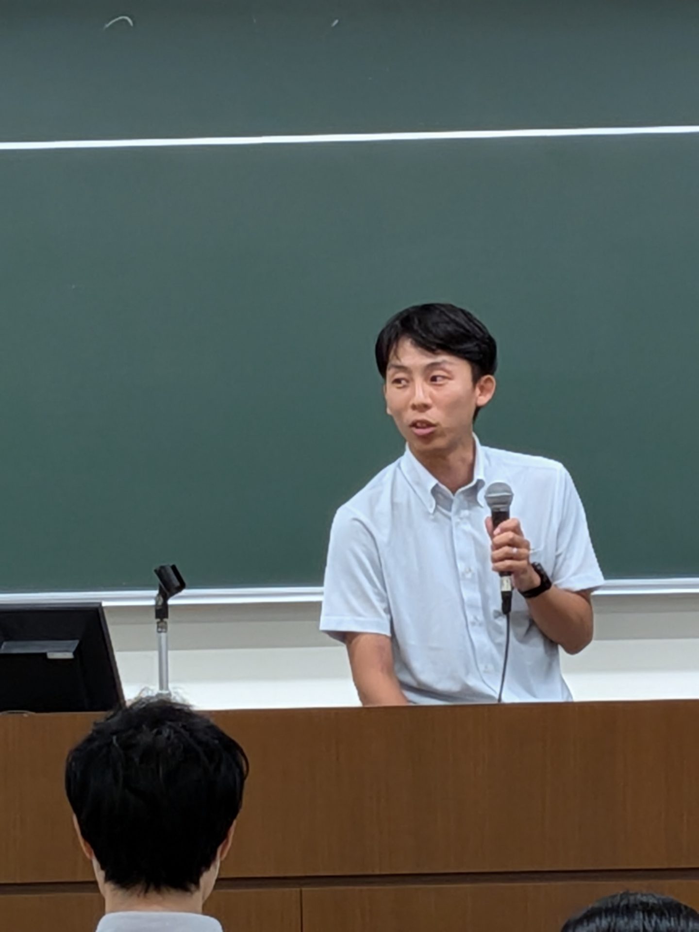 帝人株式会社で活躍する卒業生による講演